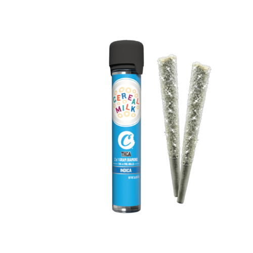 THCA Pre-Rolls with THCA Diamonds – Cookies Cereal Milk