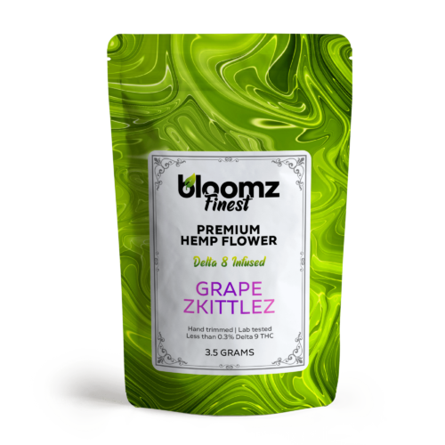 Delta 8 THC Flower – 3.5G – Grape Zkittlez