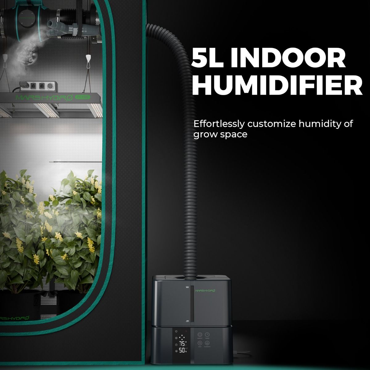 Mars Hydro 5L Ultrasonic Cool Mist Plant Humidifier