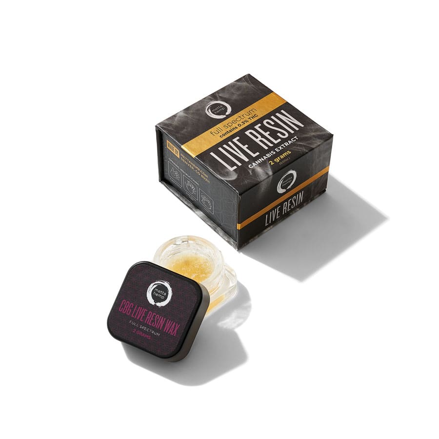 CBG Live Resin Wax – 2 grams