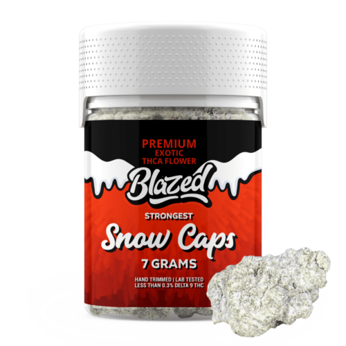 Blazed Strongest Exotic THCA Snow Caps – 7G – Banana Skittles